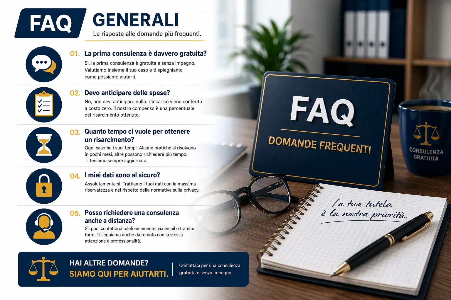 Hai domande? Abbiamo le risposte